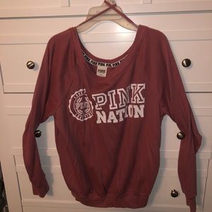 slouchy / oversized sweater from pink